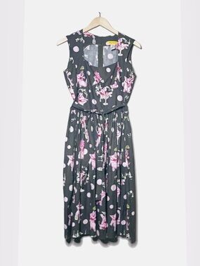 Bernie Dexter Sugar Doll Elephant Print Fit & Flare Dress
